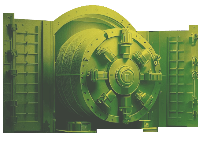 Data kept inside a secure private boundary